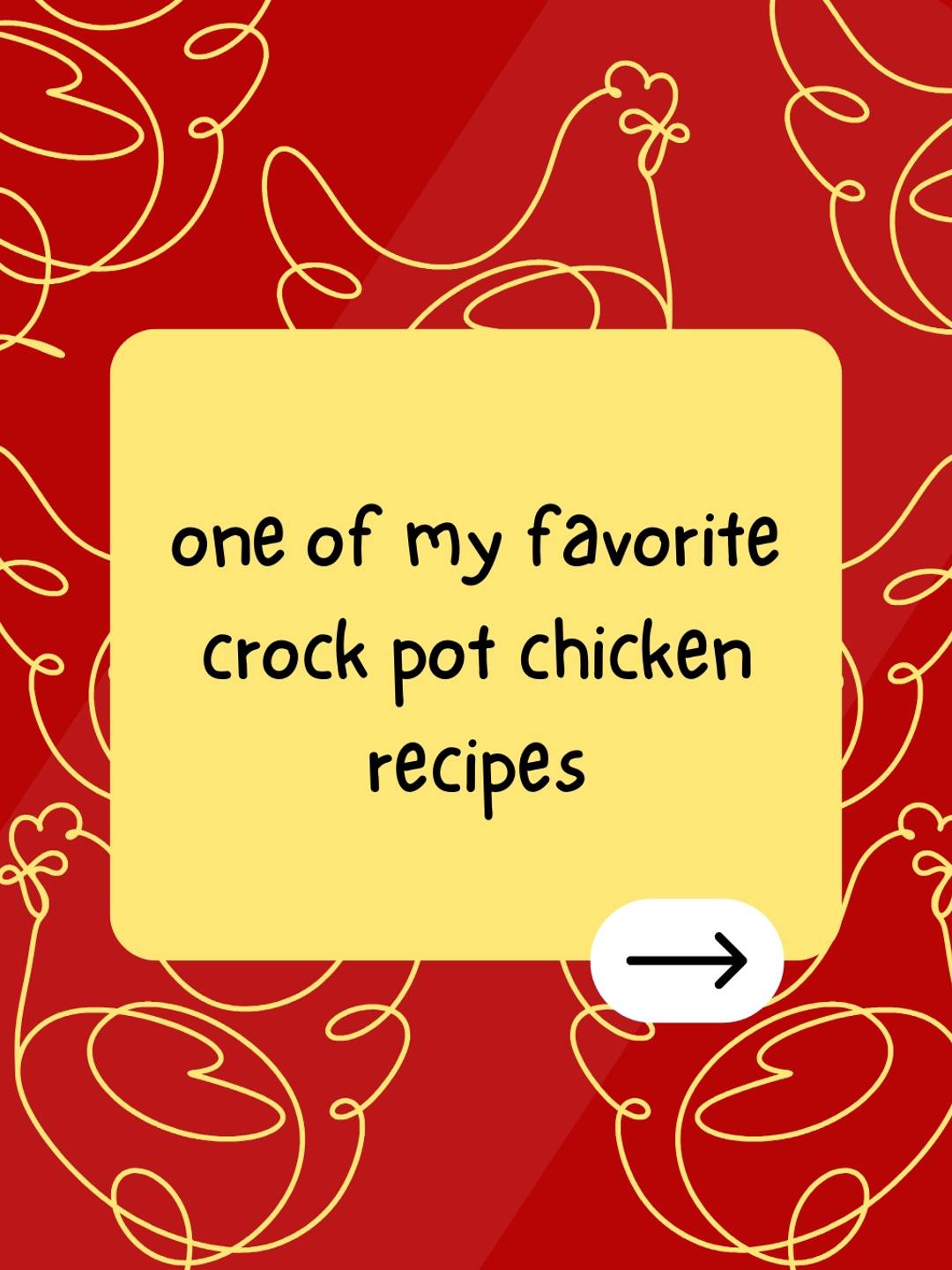 one of my favorite crock pot chicken recipes