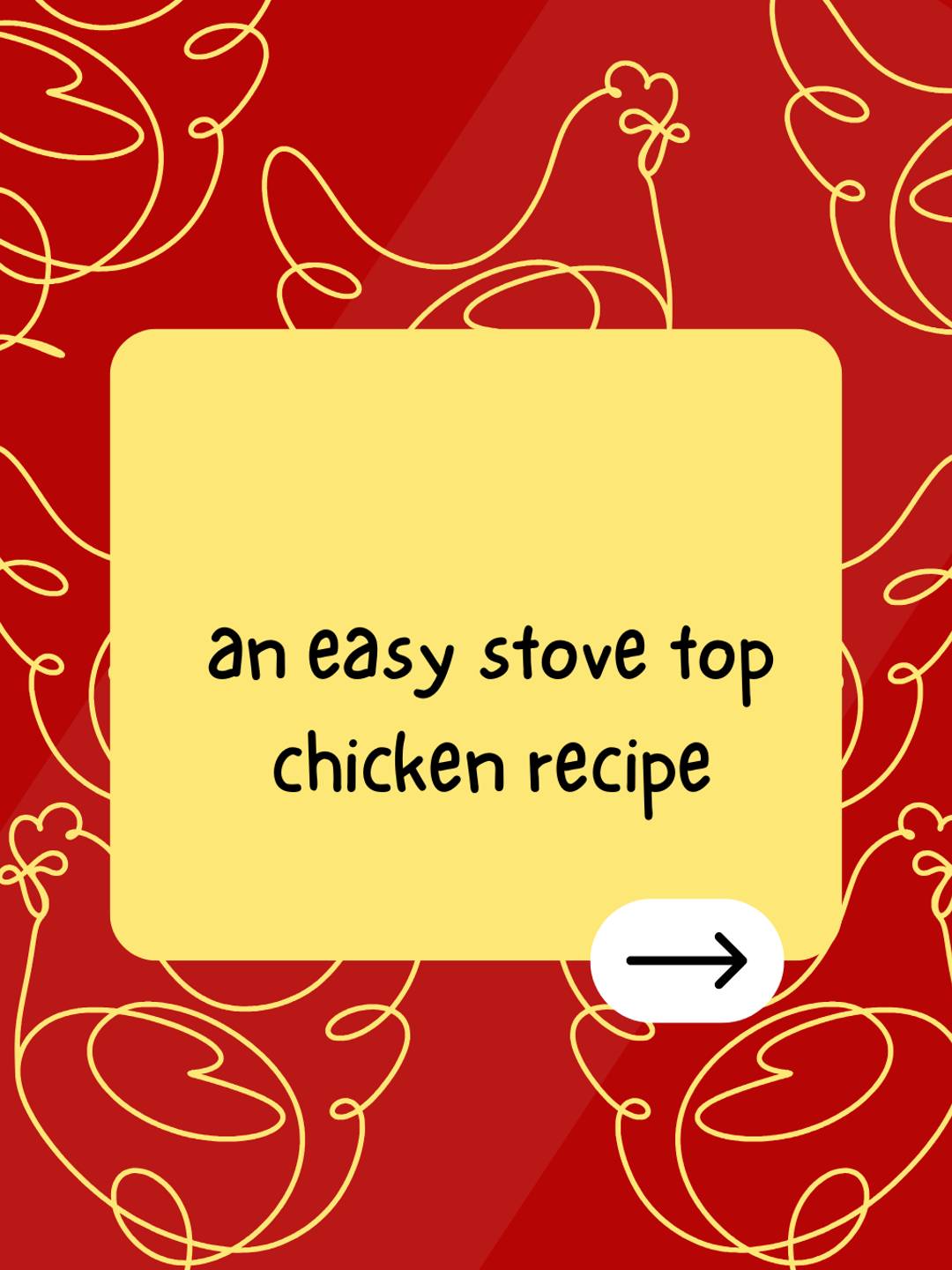 an easy stove top chicken recipe