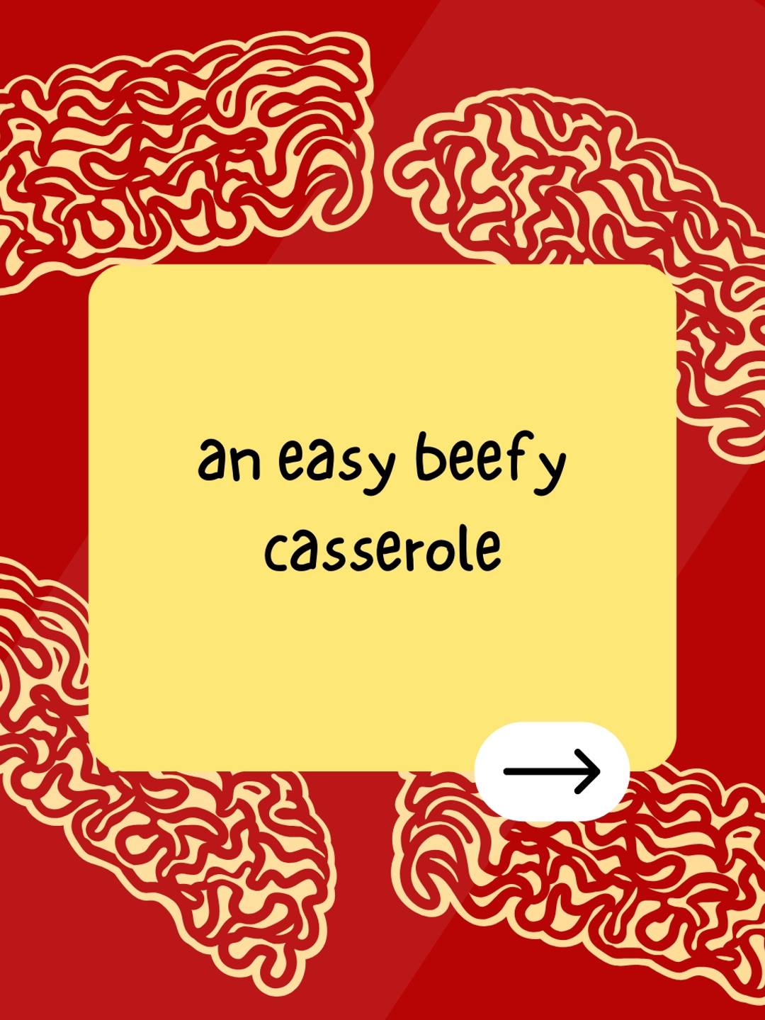 an easy beefy casserole