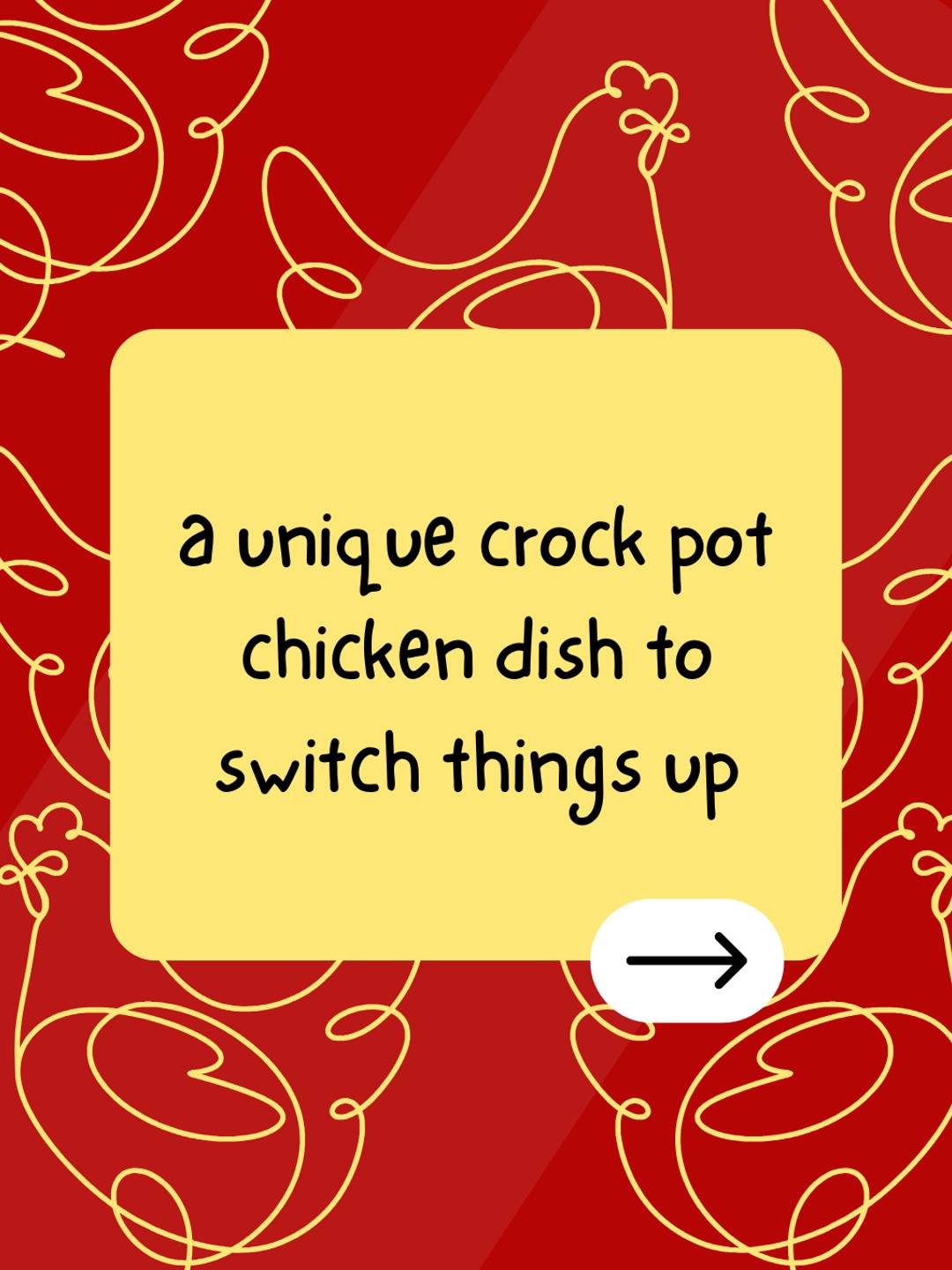 a unique crock pot chicken dish to switch things up