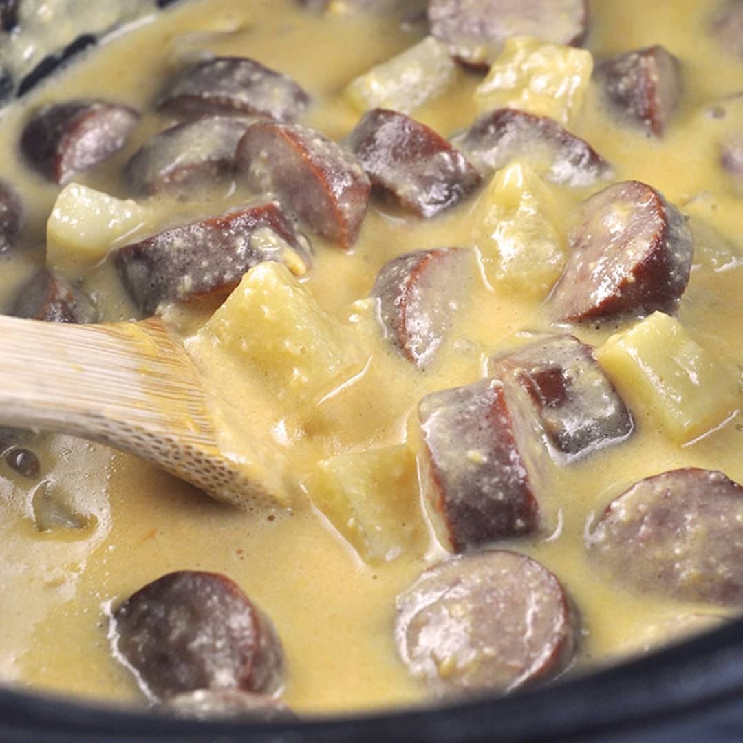 Crock Pot Smoked Sausage and Potatoes