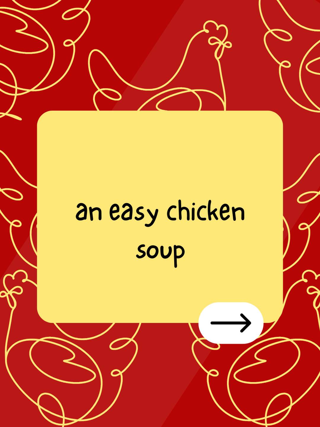 an easy chicken soup