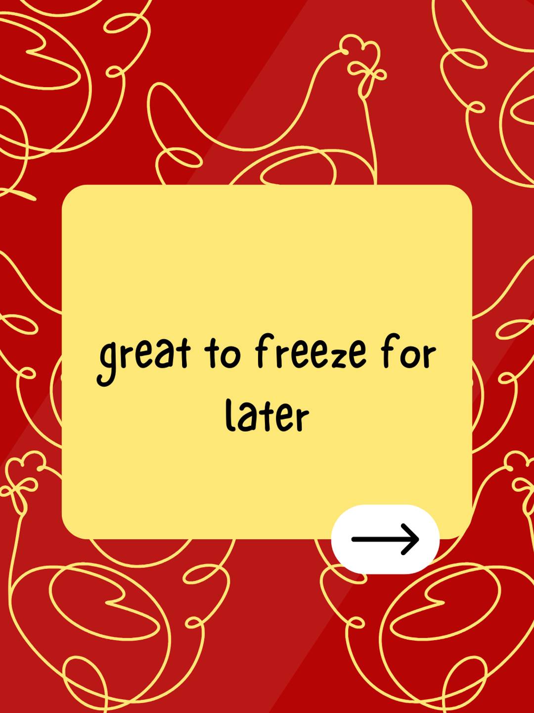 great fo freeze for later