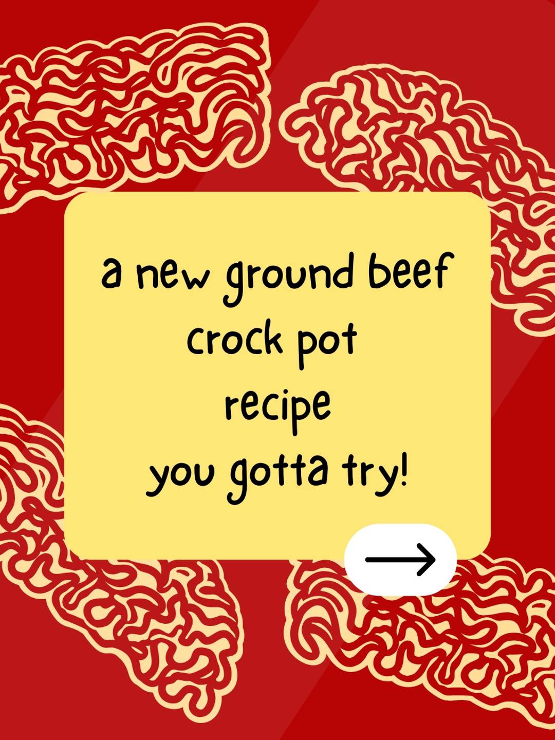 a new ground beef crock pot  recipe you gotta try!