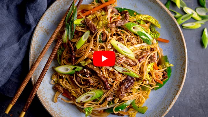 Beef Chow Mein Video