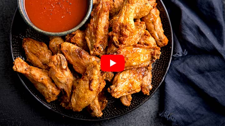 Air fryer Chicken Wings Video