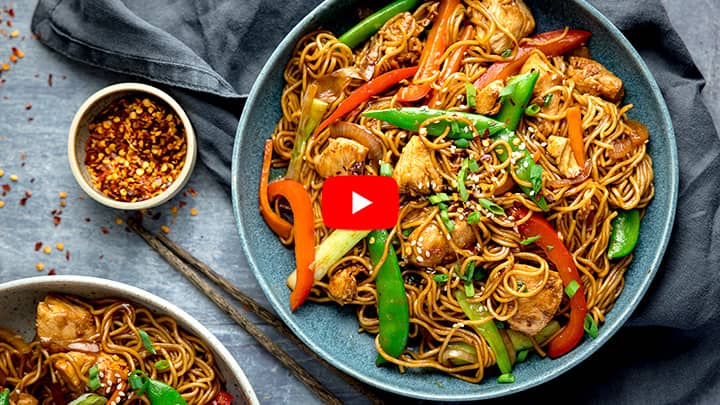 Easy Chicken Lo Mein Video