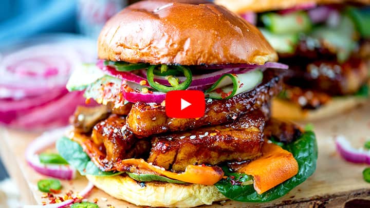 Pork Belly Burger Recipe Video