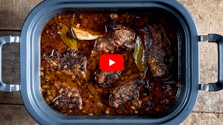 Slow Cooker Beef Short Ribs Video