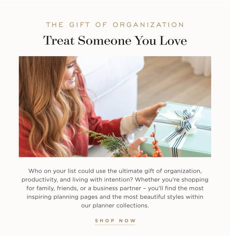 The Gift of Organization.