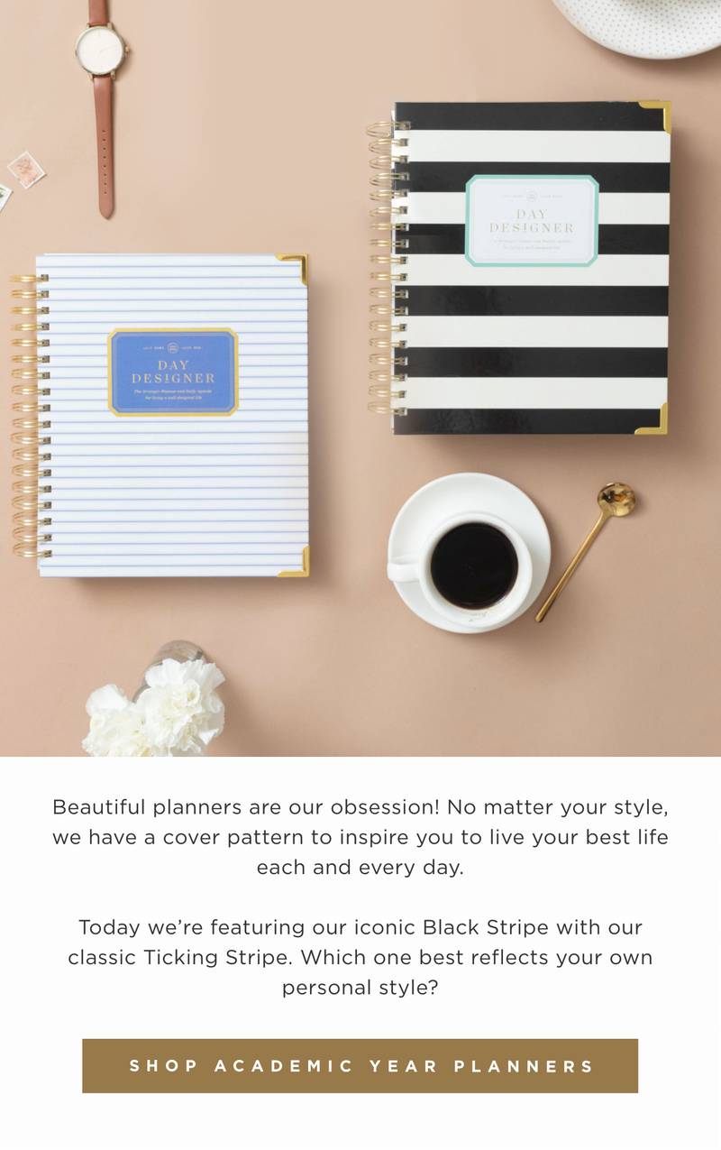 Beautiful planners are our obsession! Which one best reflects your own personal style?