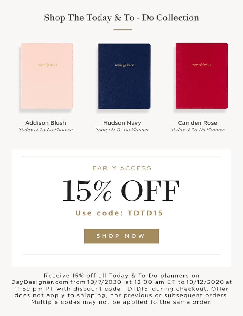 Enjoy 15% Off with Code TDTD15. Shop Now!