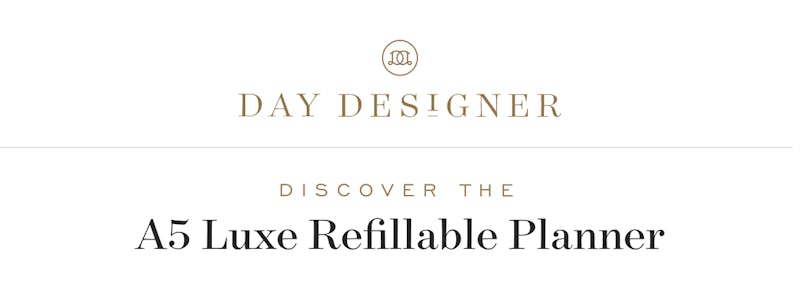 Discover the A5 Luxe Refillable Planner!