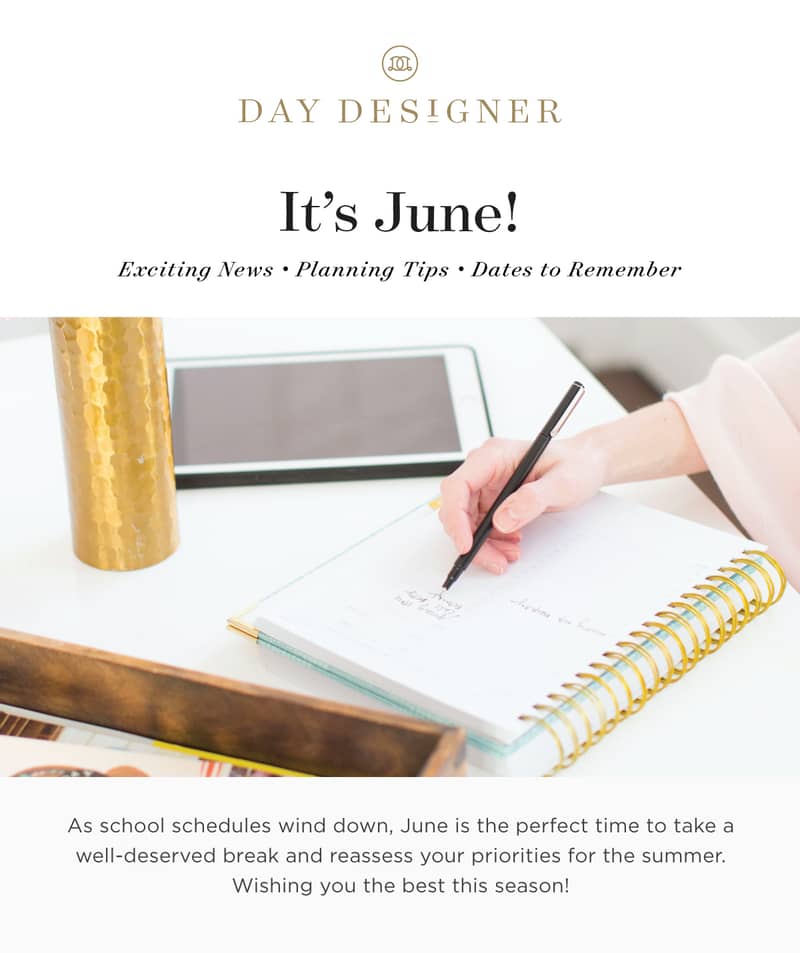 Planning tips, product news, and dates to remember!