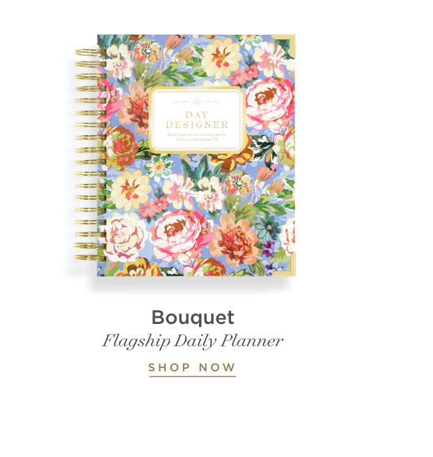 Flagship Daily Planner in Bouquet.