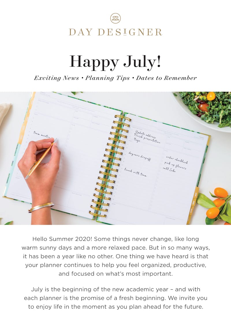 Exciting news, planning tips, and dates to remember!