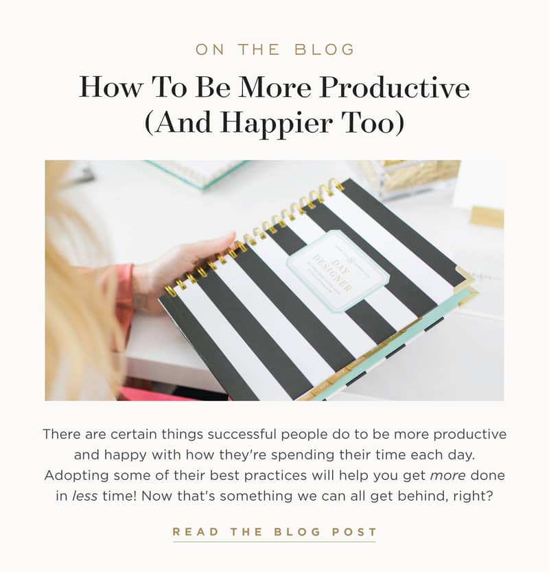 How To Be More Productive (and Happier Too).