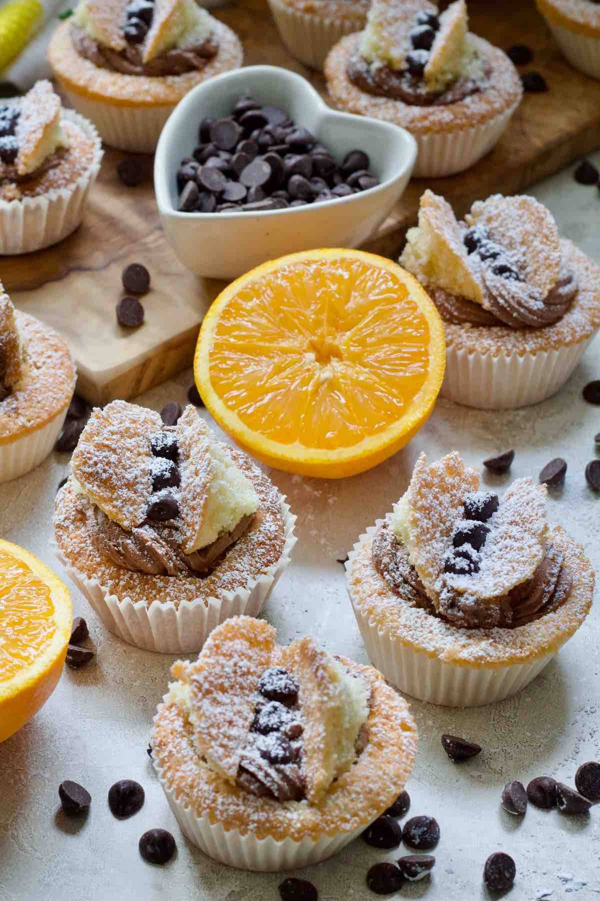 Chocolate Orange Butterfly Cakes