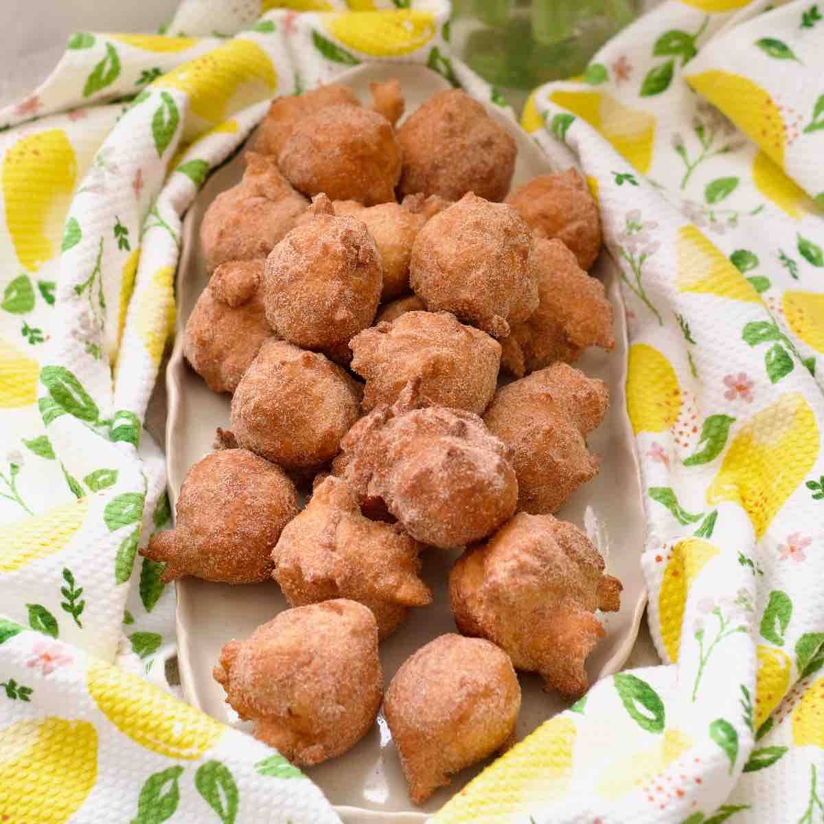 Easy Yogurt Doughnuts