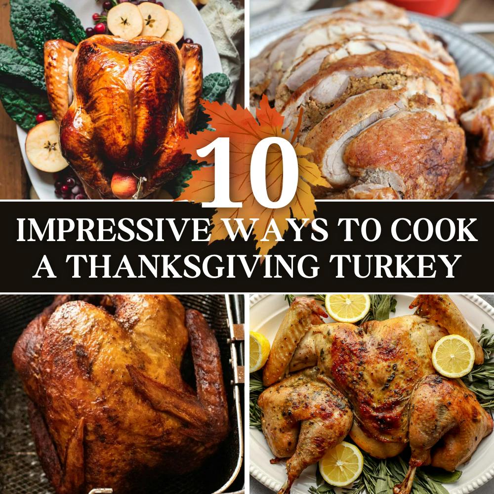 10 Impressive Ways To Cook A Turkey For Thanksgiving 🦃