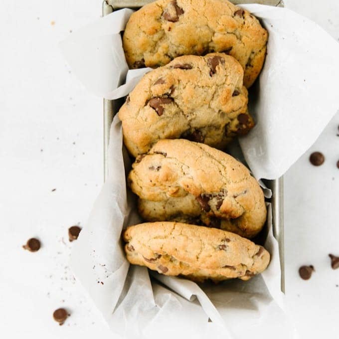 brown cookies on white paper