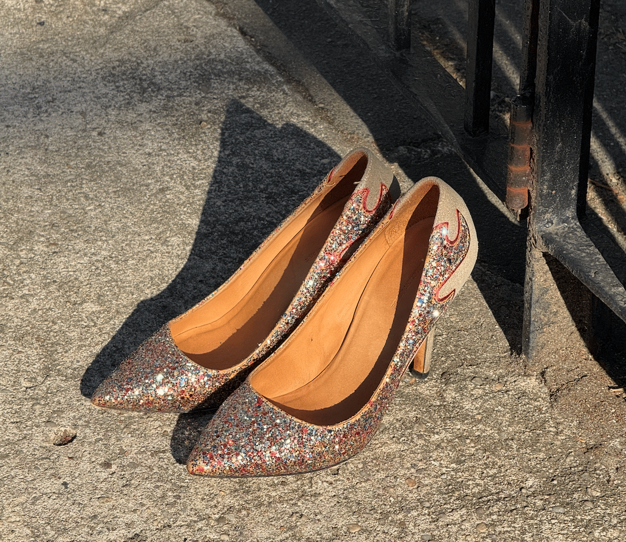 Glitter kicks- fire horse!