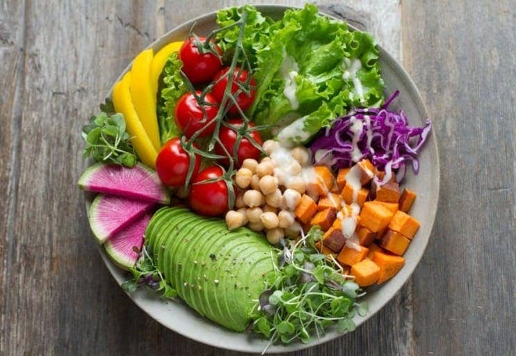 bowl of vegetable salads