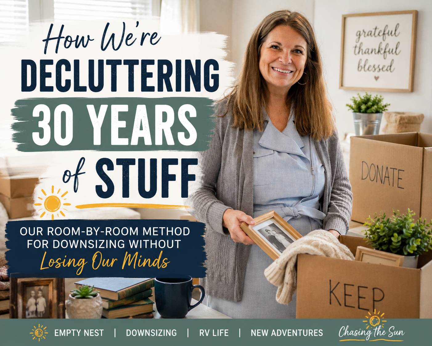 How we're decluttering 30 years of stuff