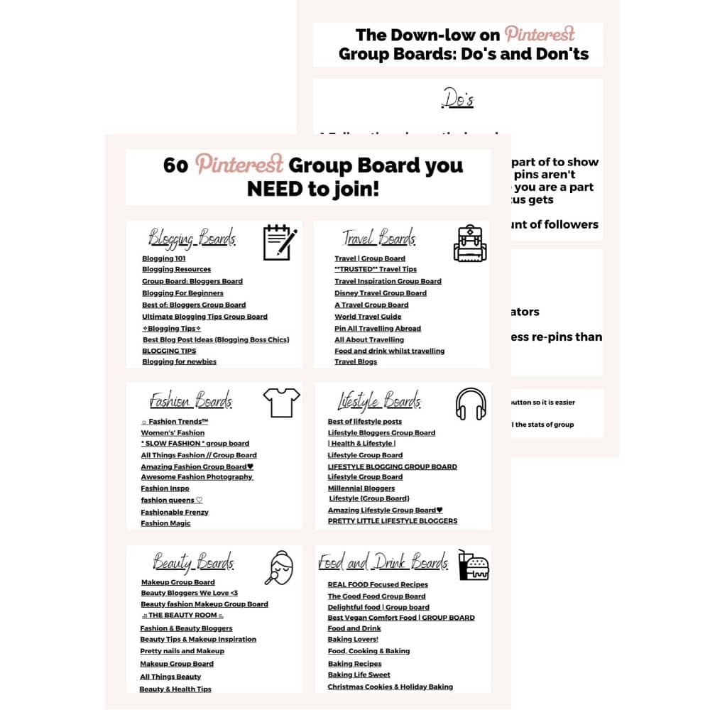 Pinterest group Board to join: Including Do's and Don'ts