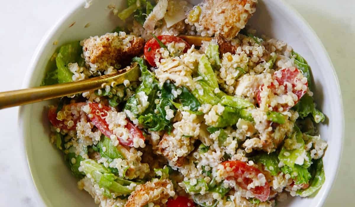 Chicken Caesar Quinoa Salad