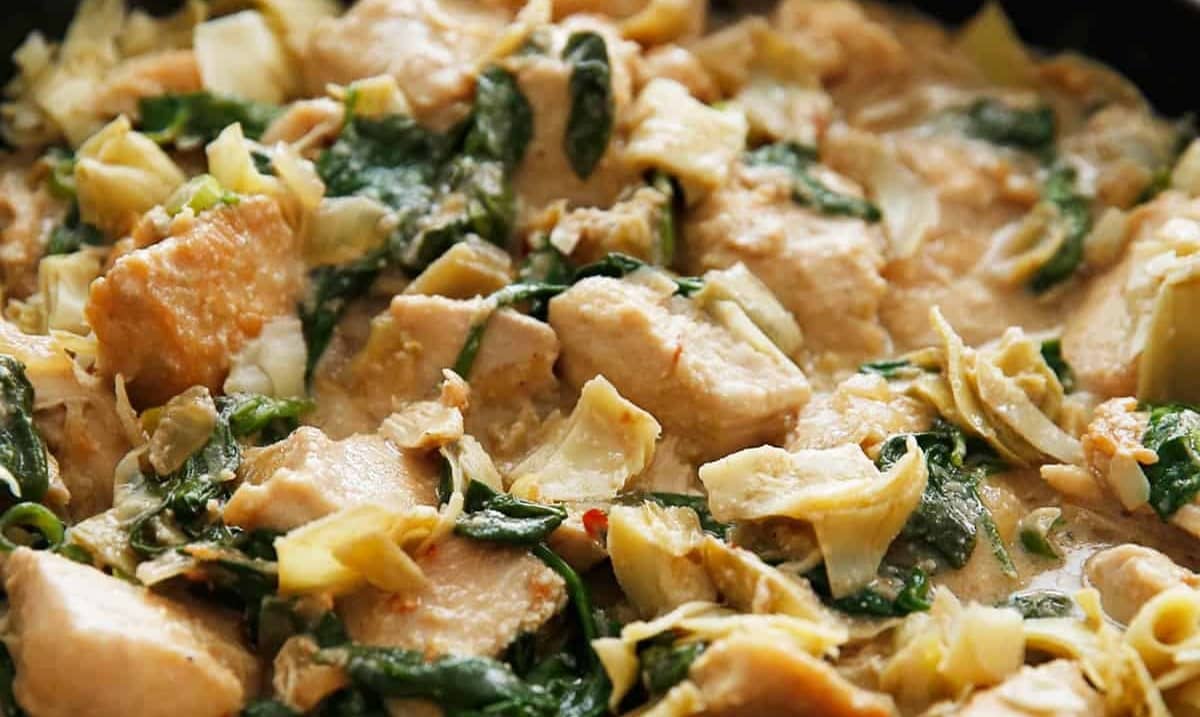 Spinach and Artichoke Chicken