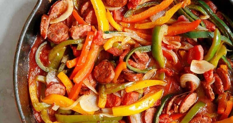 Sausage, Peppers, and Onions