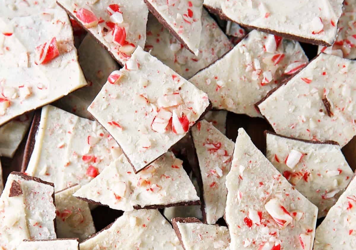 Peppermint bark