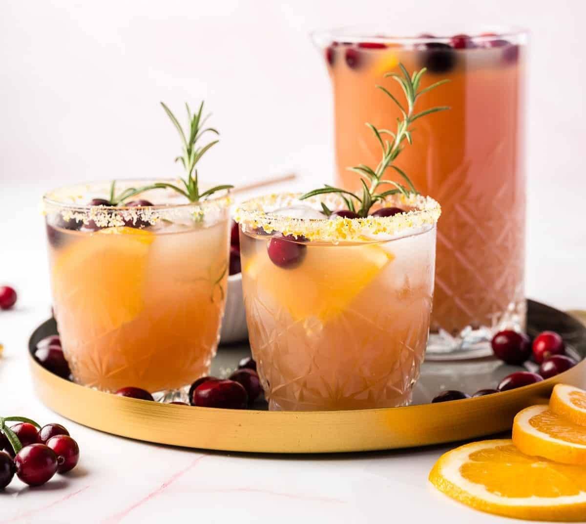 Cranberry Orange Margarita