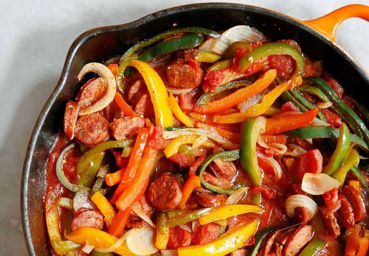 Sausage, Peppers, and Onions