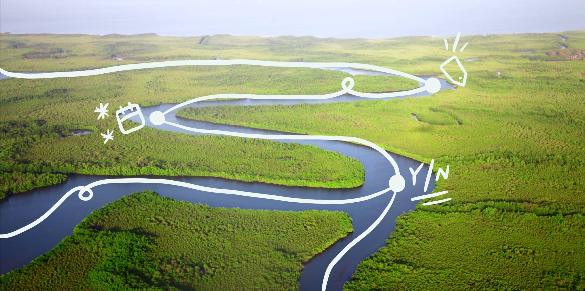 winding river