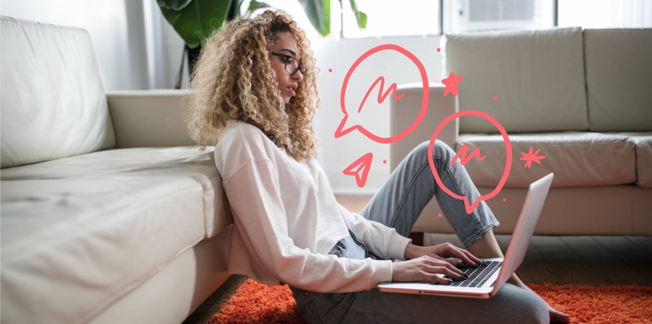 person on laptop