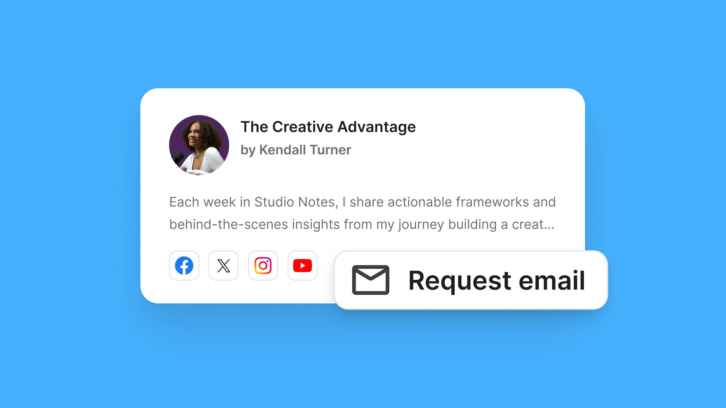 Creator Network request view
