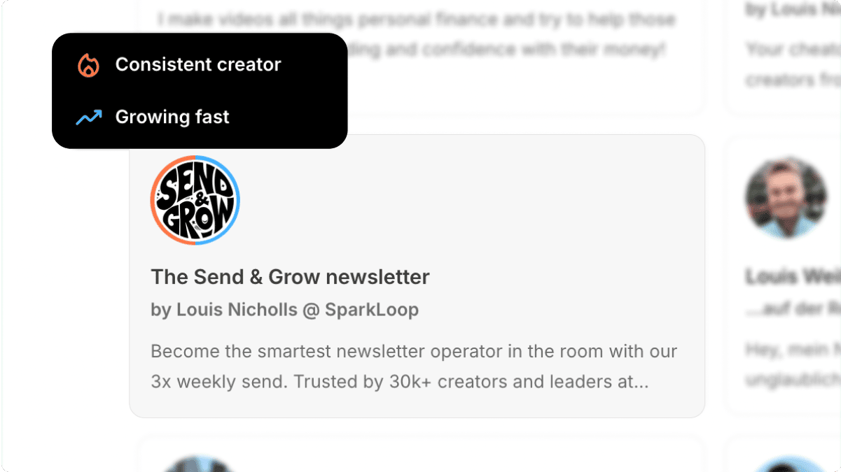 Creator signals