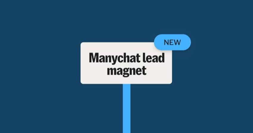  ManyChat Lead Magnet New Automation Template