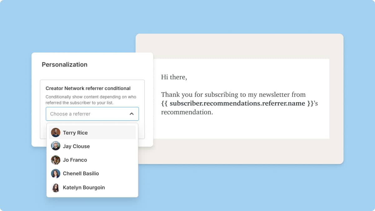 New personalization feature for creators using Recommendations