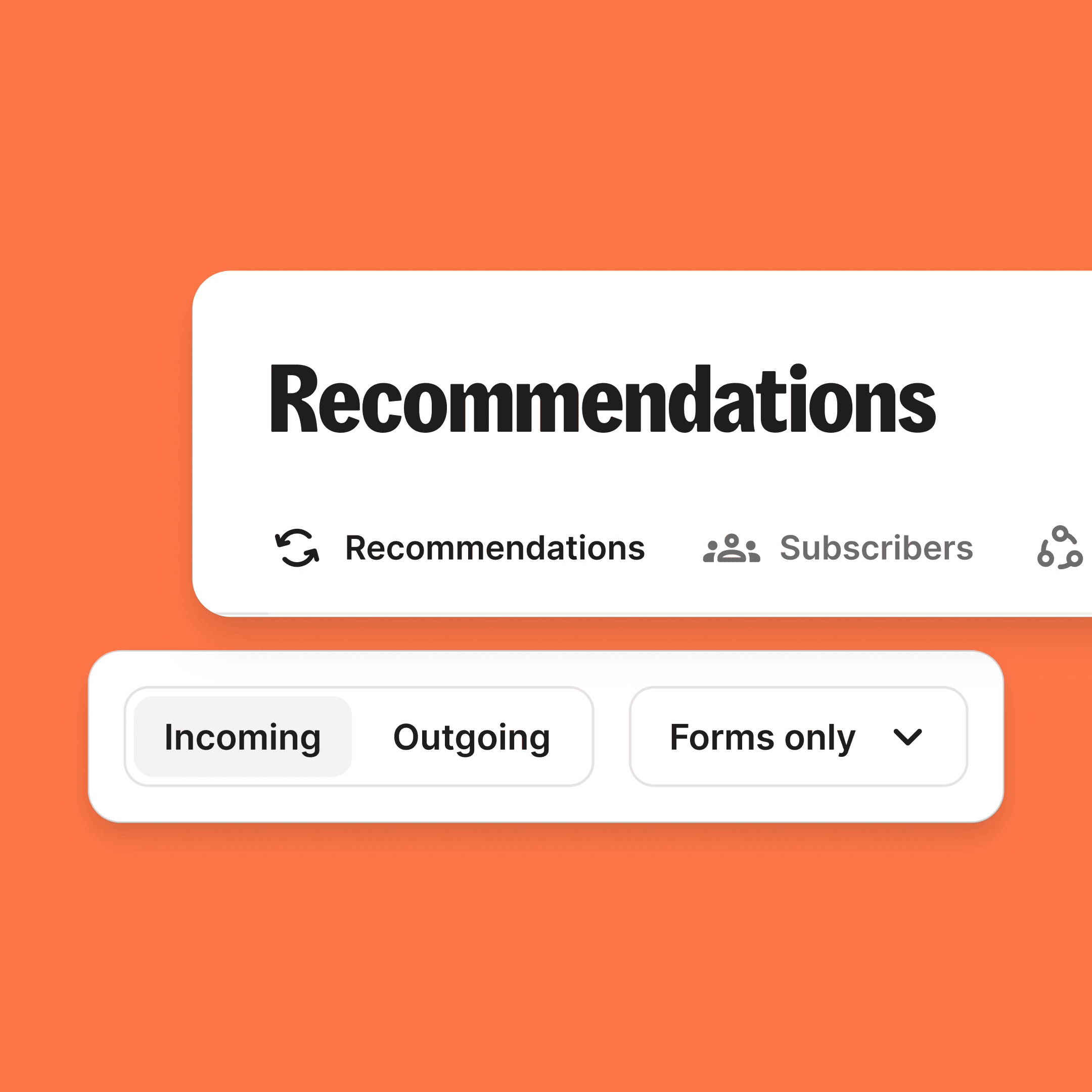  New Recommendations View 
