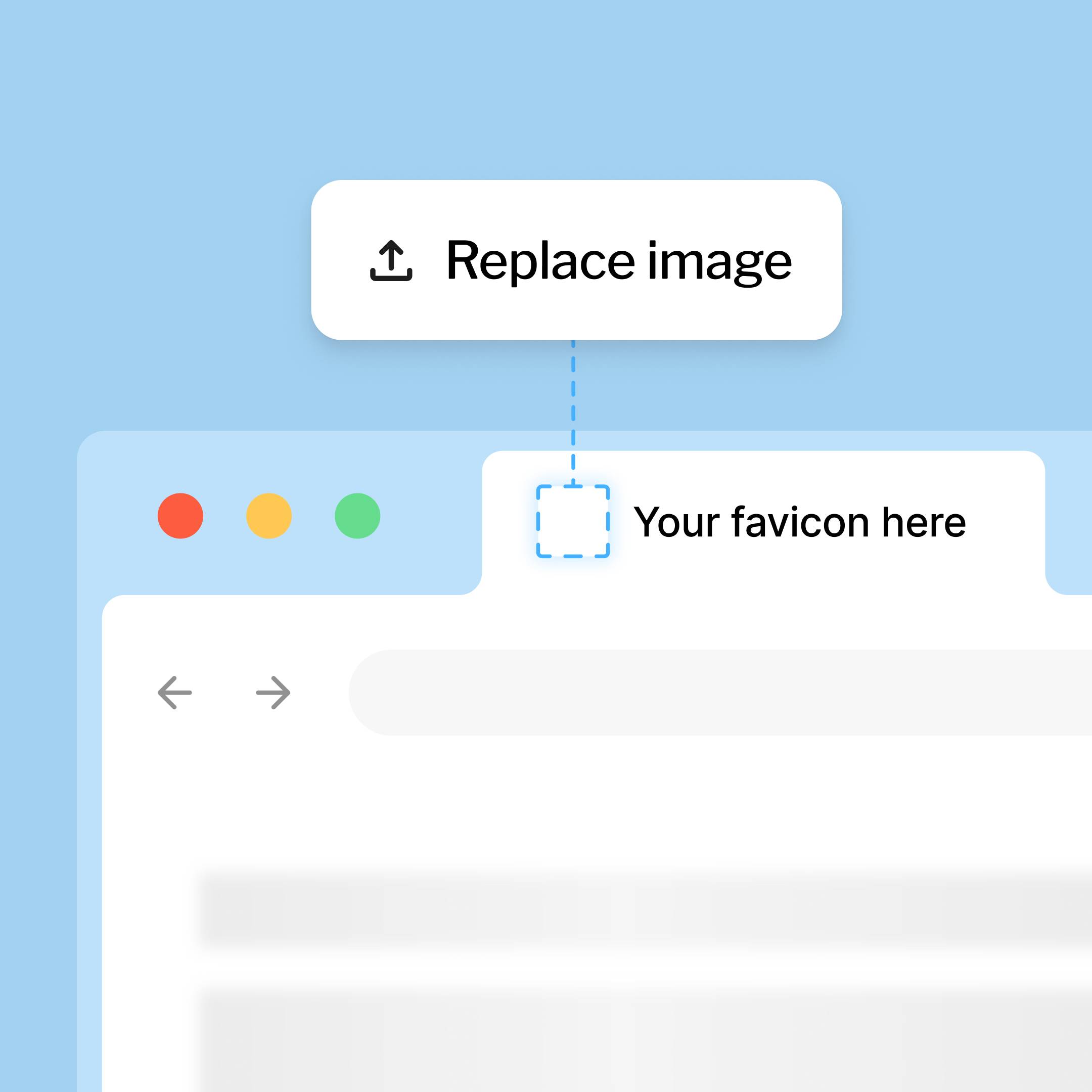 Custom favicons