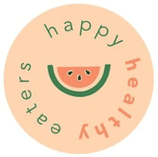 Logo of Happy Healthy Eaters features a watermelon slice