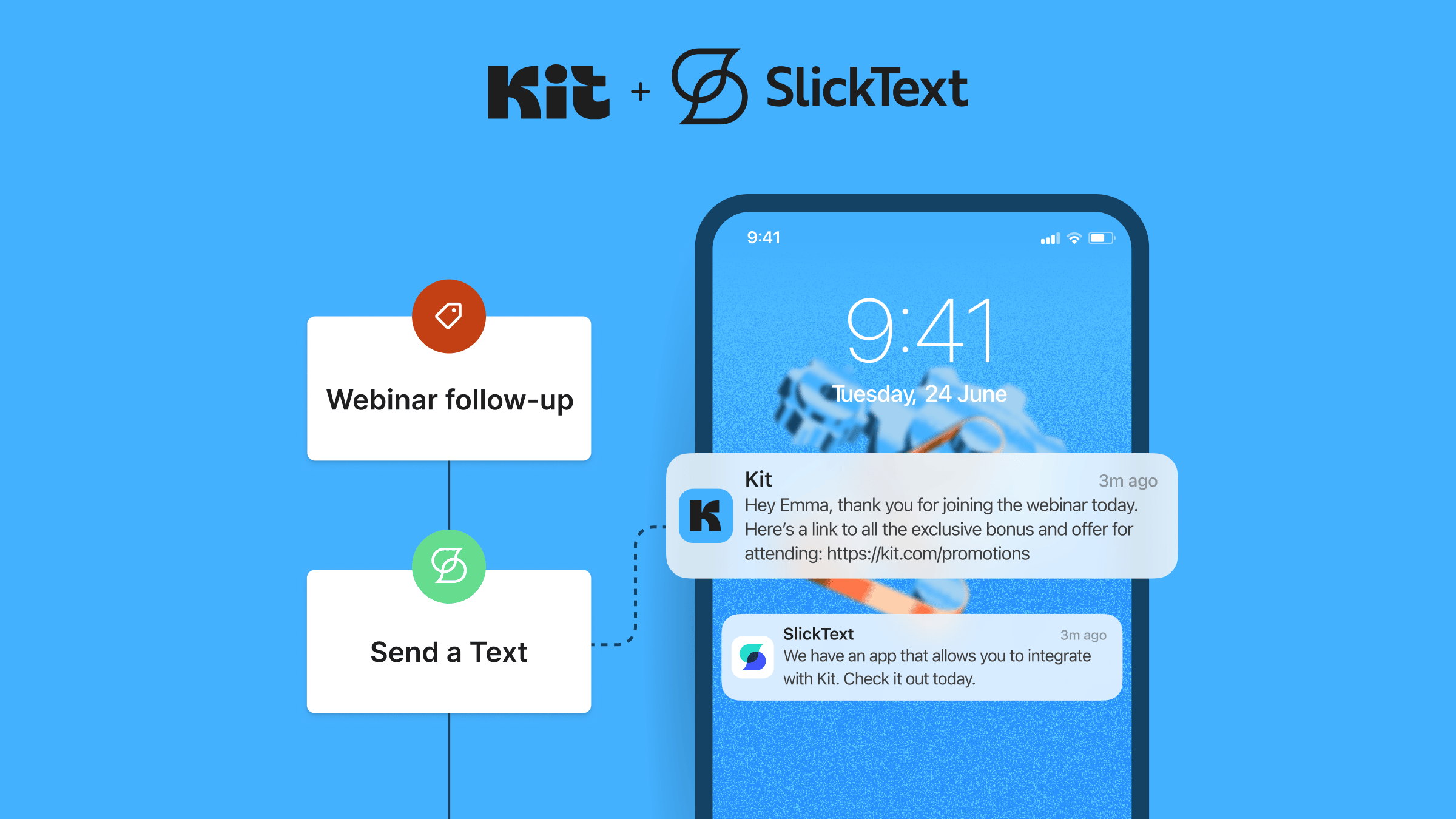 send texts with Kit