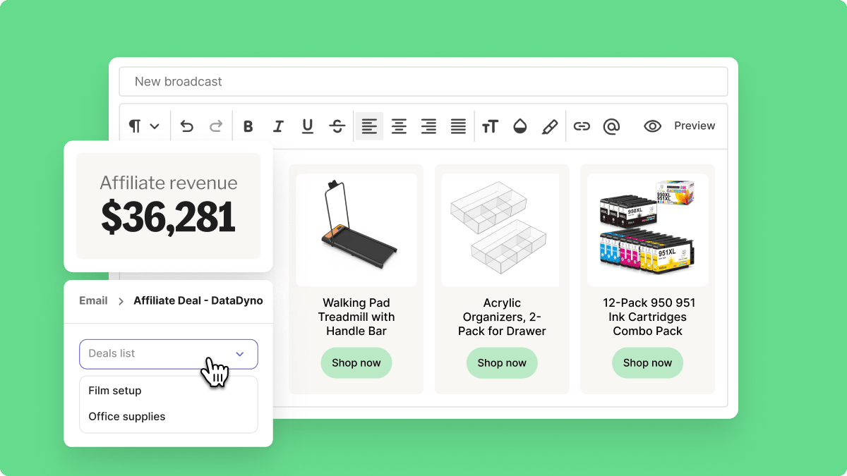 Pull in Amazon affiliate links with the new DataDyno app