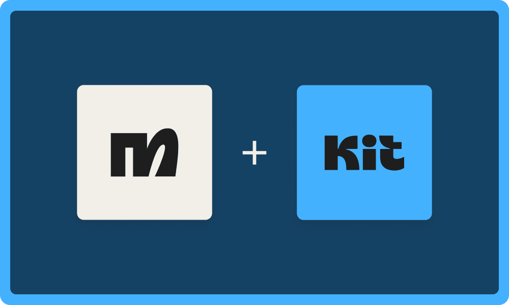 Manychat + Kit logos