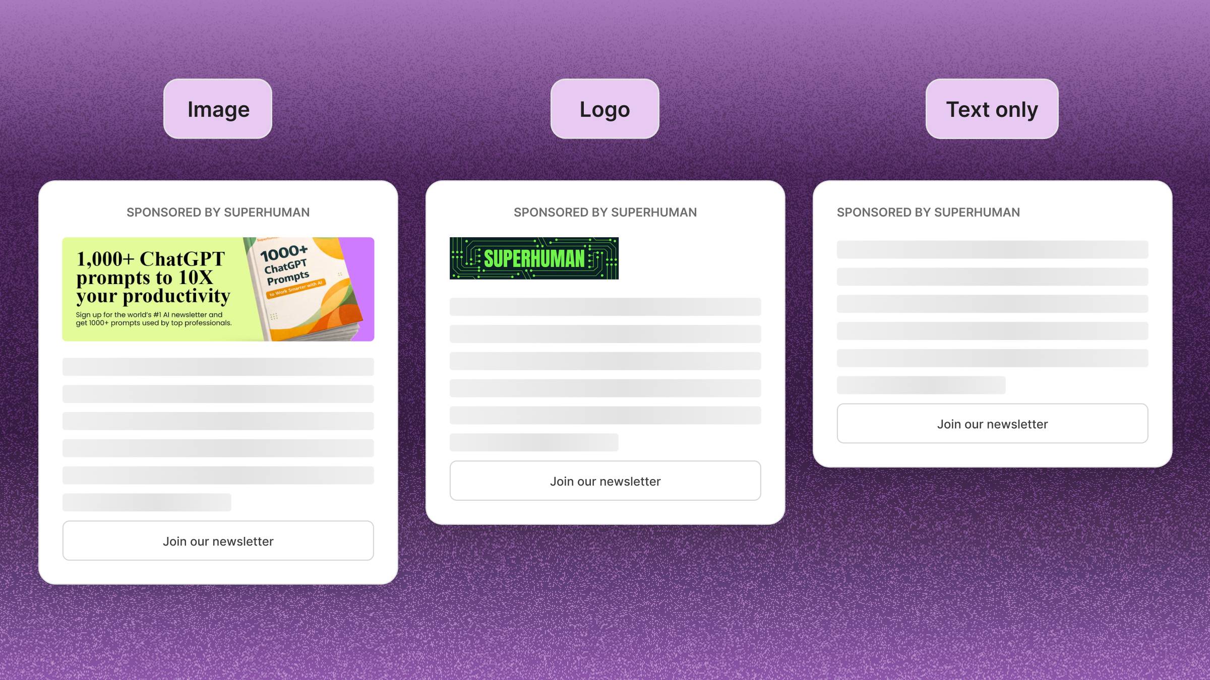  new sponsorship formats 