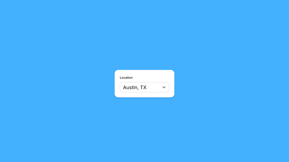 Location sharing in Recommendations