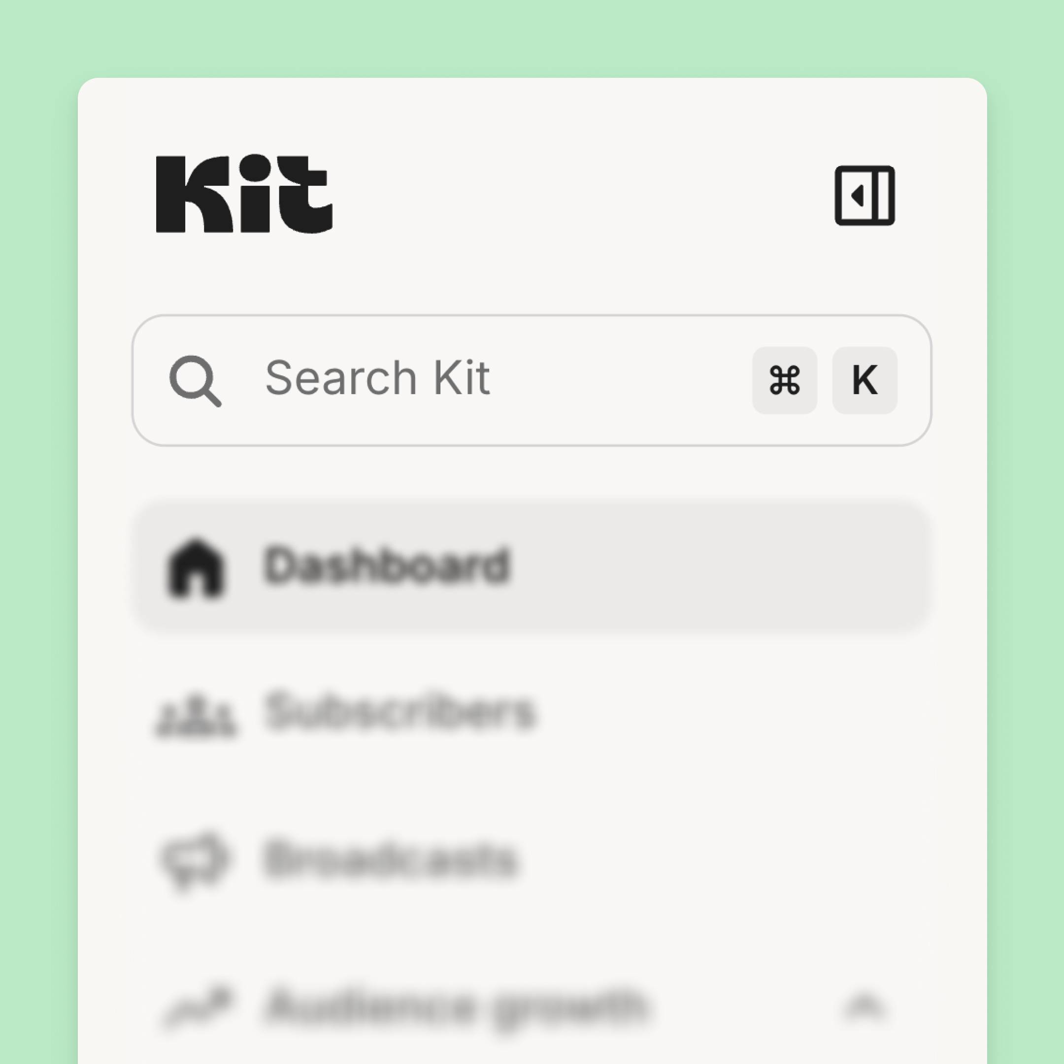 Search Kit with command-k
